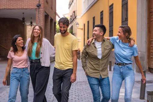 Con amigos